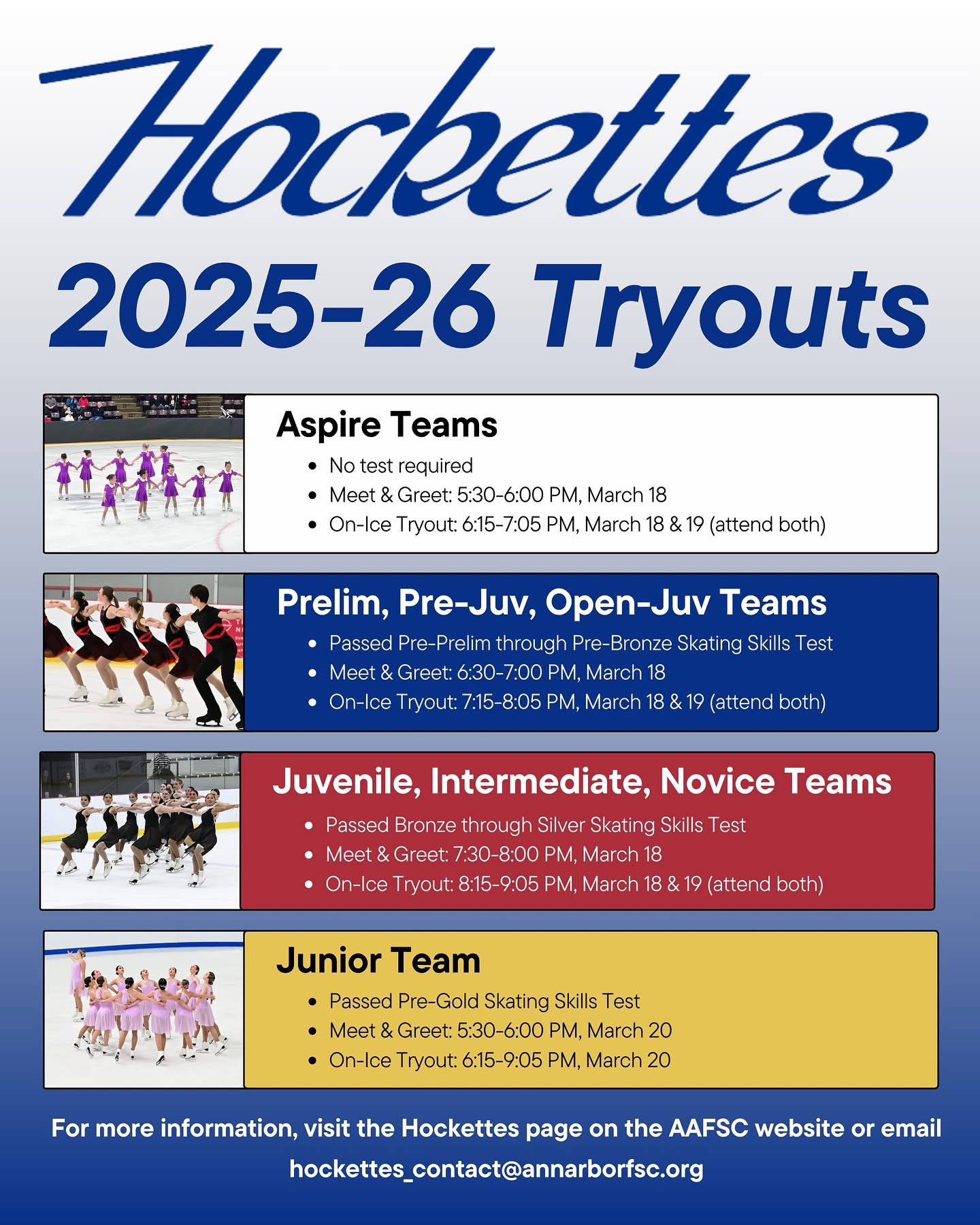 Hockettes 2025-26 Tryouts image